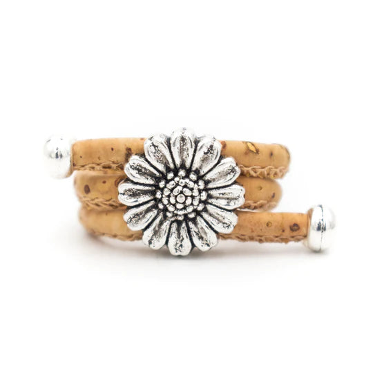 Angelco Accessories Sunflower cork ring