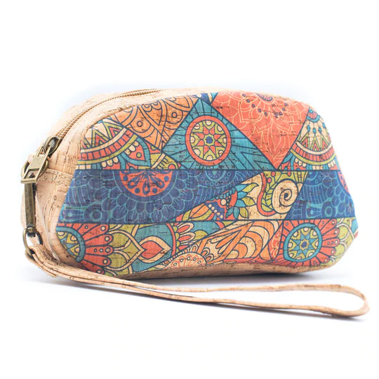 Angelco Accessories Small cork clutch pouch - multi-colour