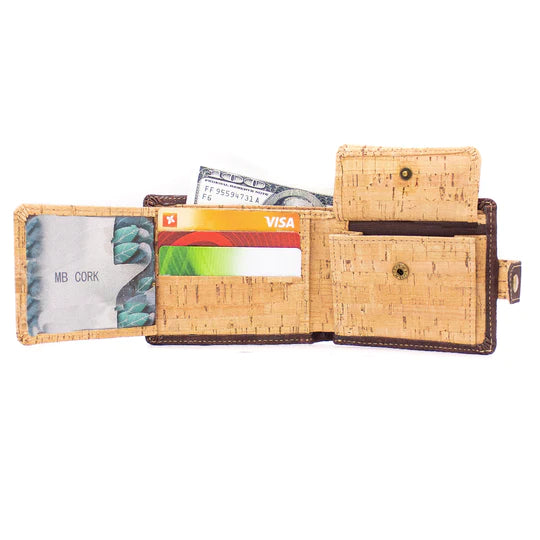 Angelco Accessories Cork tab wallet - brown