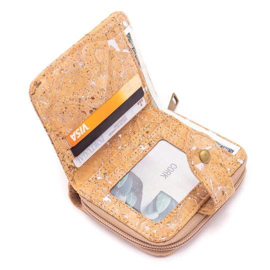 Angelco Accessories small metallic cork wallet - gold
