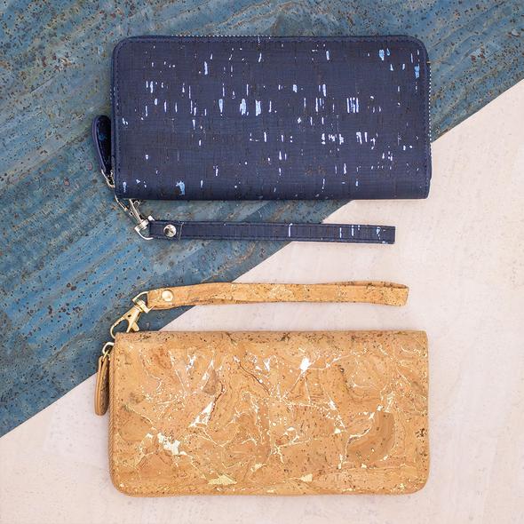 Angelco Accessories Metallic cork wallet