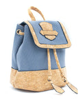 Angelco Accessories Small cork and canvas backpack