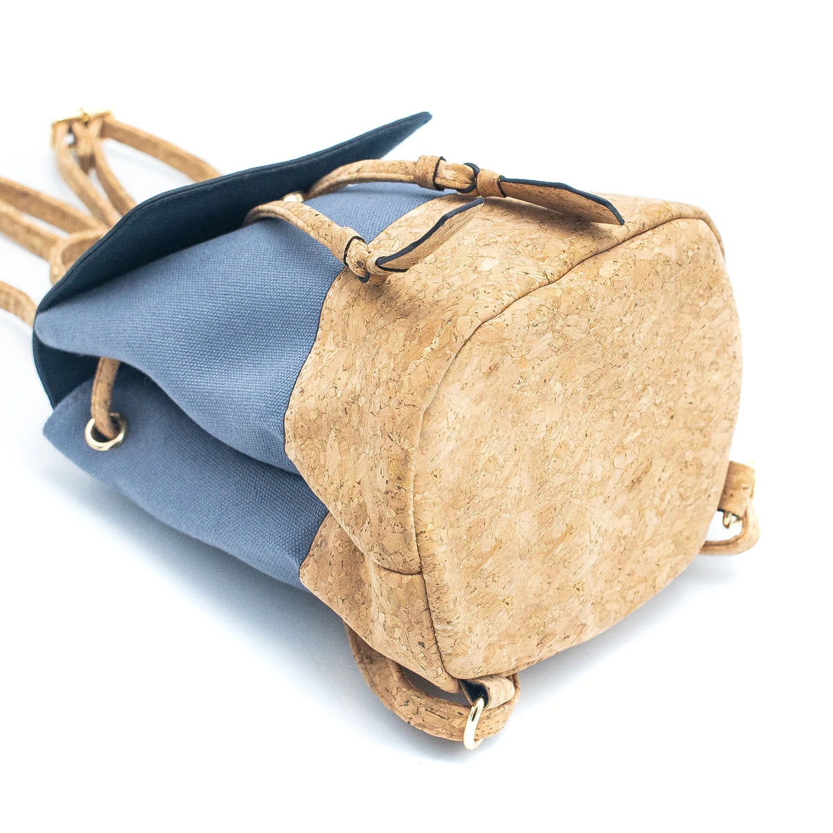 Angelco Accessories Small cork and canvas backpack