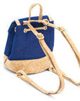 Angelco Accessories Small cork and canvas backpack