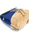 Angelco Accessories Small cork and canvas backpack