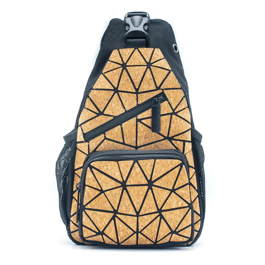 Angelco Accessories Geometric cork small cross/backpack