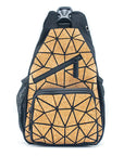 Angelco Accessories Geometric cork small cross/backpack