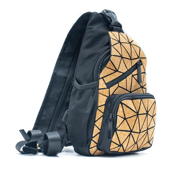 Angelco Accessories Geometric cork small cross/backpack