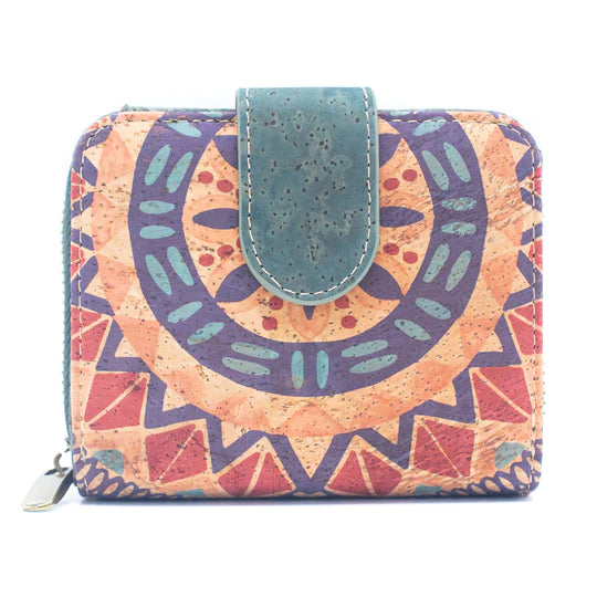 Angelco Accessories Small cork wallet - aztec