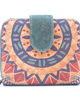 Angelco Accessories Small cork wallet - aztec