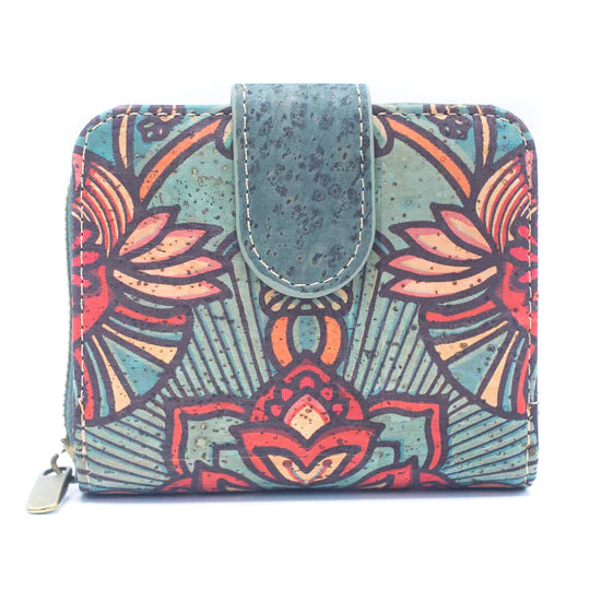 Angelco Accessories Small cork wallet - lotus