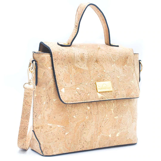 Angelco Accessories Amelia cork satchel style handbag