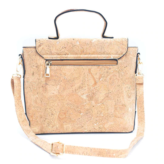 Angelco Accessories Amelia cork satchel style handbag