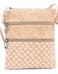 Angelco Accessories Double zipper crossbody bag - daisy