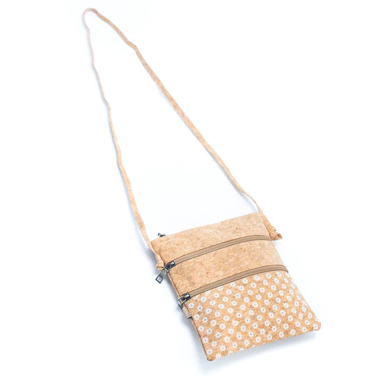 Angelco Accessories Double zipper crossbody bag - diamond