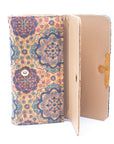 Angelco Accessories Double section cork wallet - pastel flower