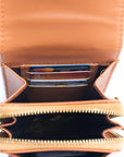 Angelco Accessories Phone wallet crossbody cork bag - blue paisley