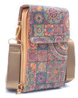 Angelco Accessories Phone wallet crossbody cork bag - mosaic