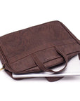 Angelco Accessories Cork laptop briefcase - dark brown