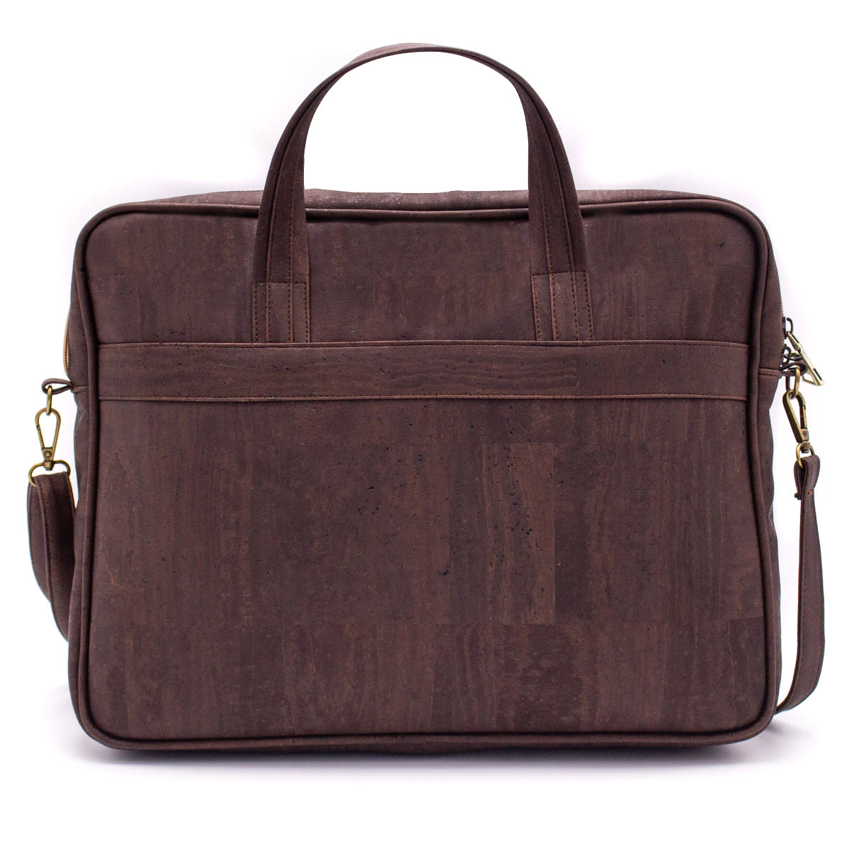 Angelco Accessories Cork laptop briefcase - dark brown