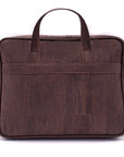 Angelco Accessories Cork laptop briefcase - dark brown