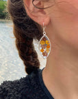 Angelco Accessories Pressed flower earrings