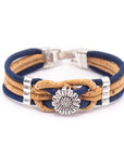 Angelco Accessories Flower braid cork bracelet