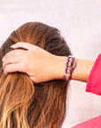 Angelco Accessories Red wreath cork bracelet