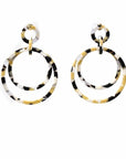 Angelco Accessories Tortoiseshell hoop earrings