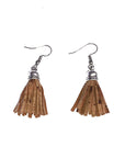Angelco Accessories Cork tassel earrings