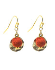 Angelco Accessories Kantha gold charm earrings